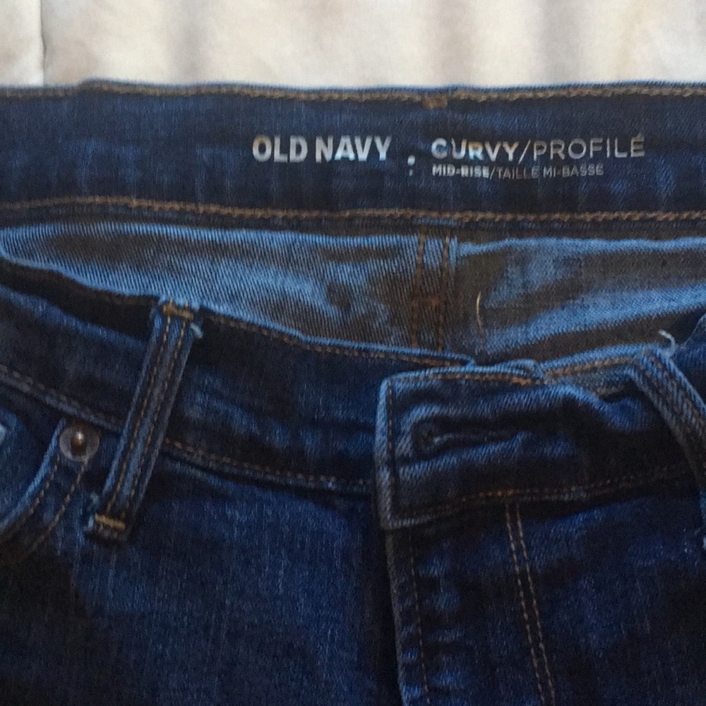 Old Navy Curvy Mid Rise Jeans